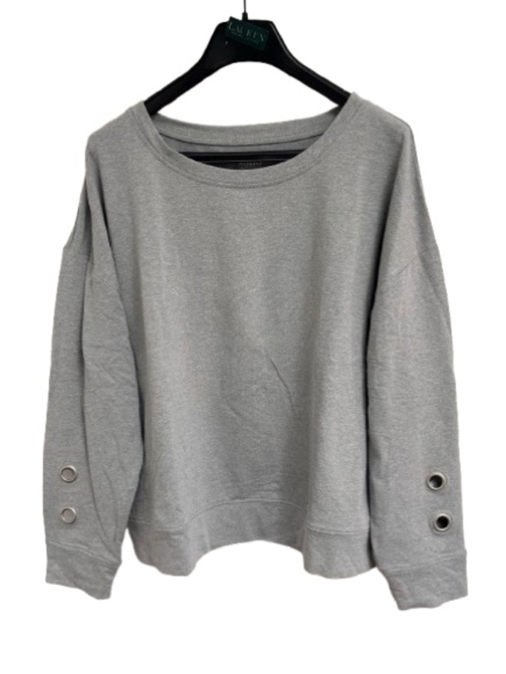 New York & Company Soho Street Light Gray Pullover